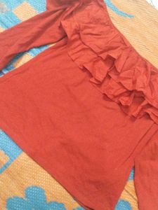 Stunning Red Colour Top ❤️