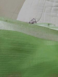 Green Floral Design Saree