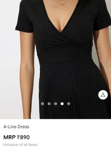 New Urbanic Classic Black Hot Silk Dress