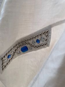 Oversized White Button-Down