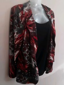 Stylich  Blazer Type Tunic Top(bust 40)