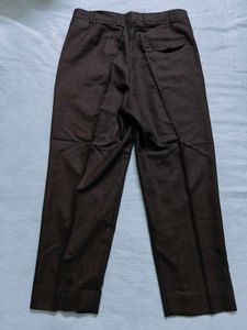 🆕 Dark Brown Straight Formal Pants