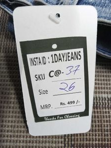 C@37 Size-26 Slim Jeans