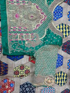 Aari Blouse with Embellished Sleeves