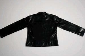 Chic Black Faux Leather Jacket
