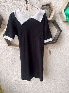 Korean Mini Black Dress (LBD) For Women