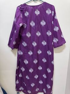 Purple Elegant Kurta Set