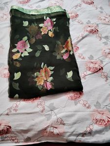 🛃New Soft Sari With Blouse Piece