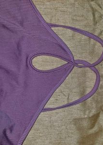 Purple Mauve Halter Top