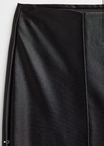 FLARED SLIT-HEM LEGGINGS