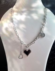 Pixel Heart Necklace