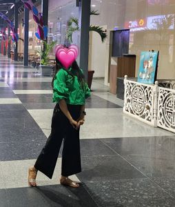 MANGO Statement Black  Trousers