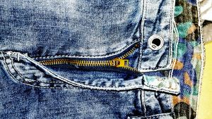 Vintage Wash Denim Jeans For Men Size 30
