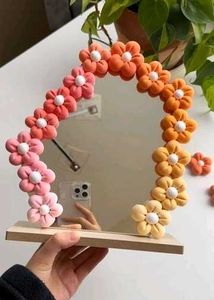 Pinterest Clay Mirror