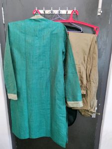 Manyavar Kurta Set (Unfiltered Pics) Five Days Old