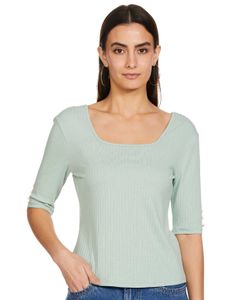 Mint Green Ribbed Top