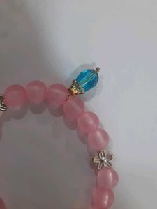 Pink Beaded Bracelet