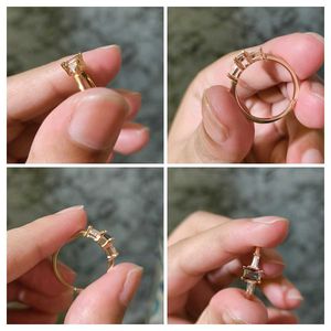 Giva Silver 925 Rose Gold Bar Of Beauty Ring