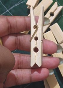 Bamboo Wooden Clips