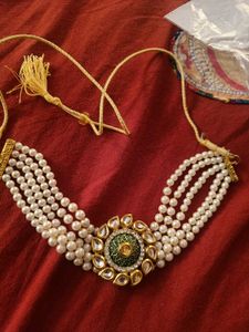 Pearl Wedding Wear Choker Necklace