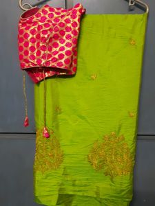 Brand New Dual Tone Saree With Free Blouse