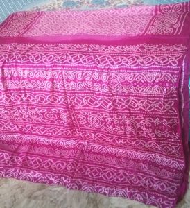 5 BRAND NEW Bandhani silk saree Set &amp; ready fall