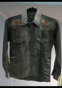 Vintage Denim Western Shirt