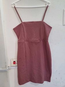 Cute Mauve Mini Dress