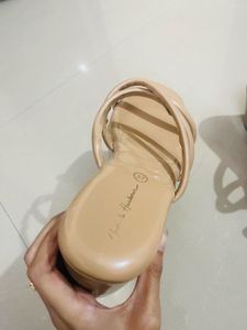 Mast &amp; Harbour Nude Heeled Sandals