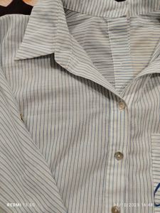 Striped Button-Down Shirt
