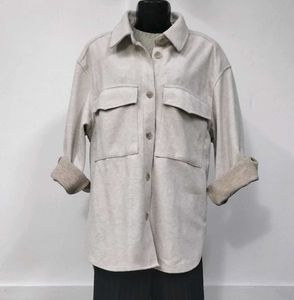 Beige Shacket