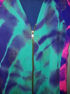 Multicolour LIBAS Front Chain Kurti
