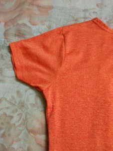 Orange Rose Patch T-Shirt 🧡