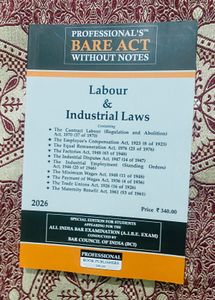 Law Books: Bare Acts - Labour &amp; Companies