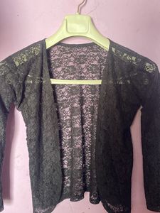 Black Net Shrug