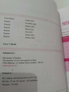 CA Intermediate Paper 10