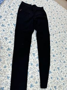 Jade Black Strechable Jeggings Womens