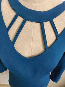 Elegant Teal Midi Dress