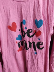 Stylish round neck Printed Ladies Tshirt