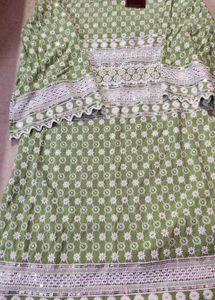 Elegant Green Kurta set , no dupatta