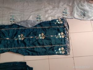 Plazzo Suit With Organza Dupatta