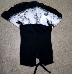 new born baby girl for black&amp;white dress