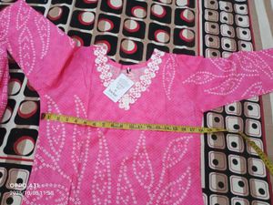 new Pakistani Pink Kurta Set