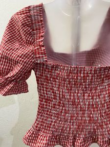 Y2K Peplum Blouse