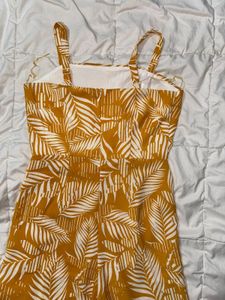 Floral Print Culotte Jumpsuit