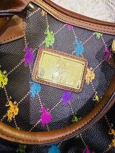 USPA Handbag | Multicolor | Leather