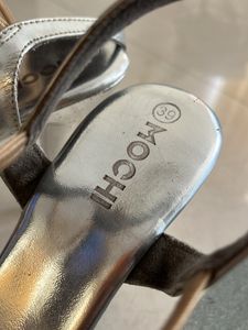 Silver High Heel With free Delivery Fees