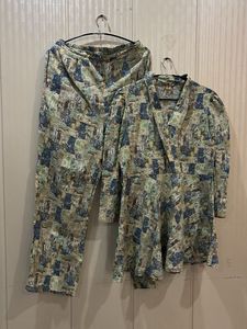 Patterned Two-Piece Set