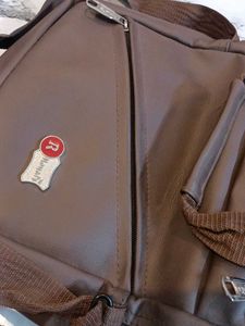 Stylish Brown Backpack For Men