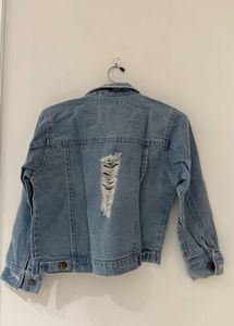 Distressed Denim Jacket